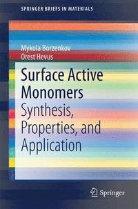 bokomslag Surface Active Monomers