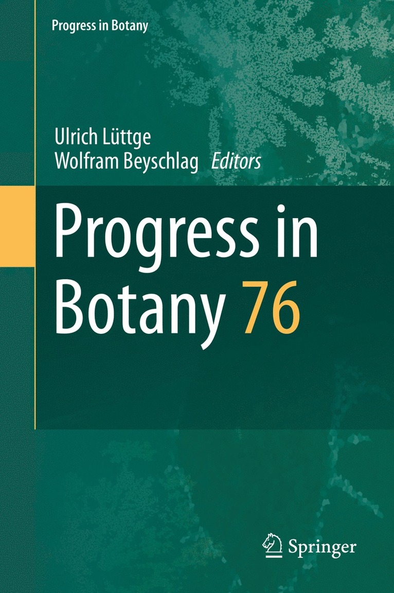 Ulrich Lüttge, Wolfram Beyschlag - Progress in Botany, Inbunden