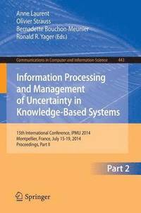 bokomslag Information Processing and Management of Uncertainty