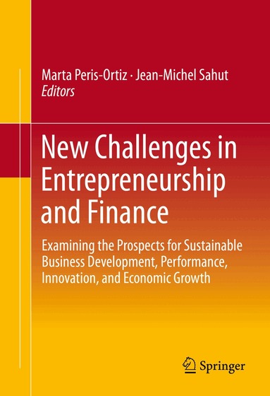 Marta Peris-Ortiz, Jean-Michel Sahut - New Challenges in Entrepreneurship and Finance, Inbunden