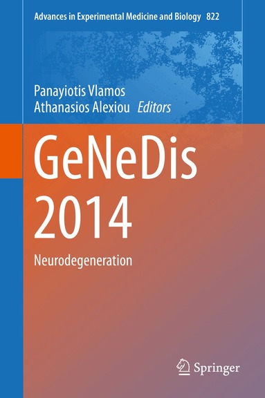 Panayiotis Vlamos, Athanasios Alexiou - GeNeDis 2014, Inbunden