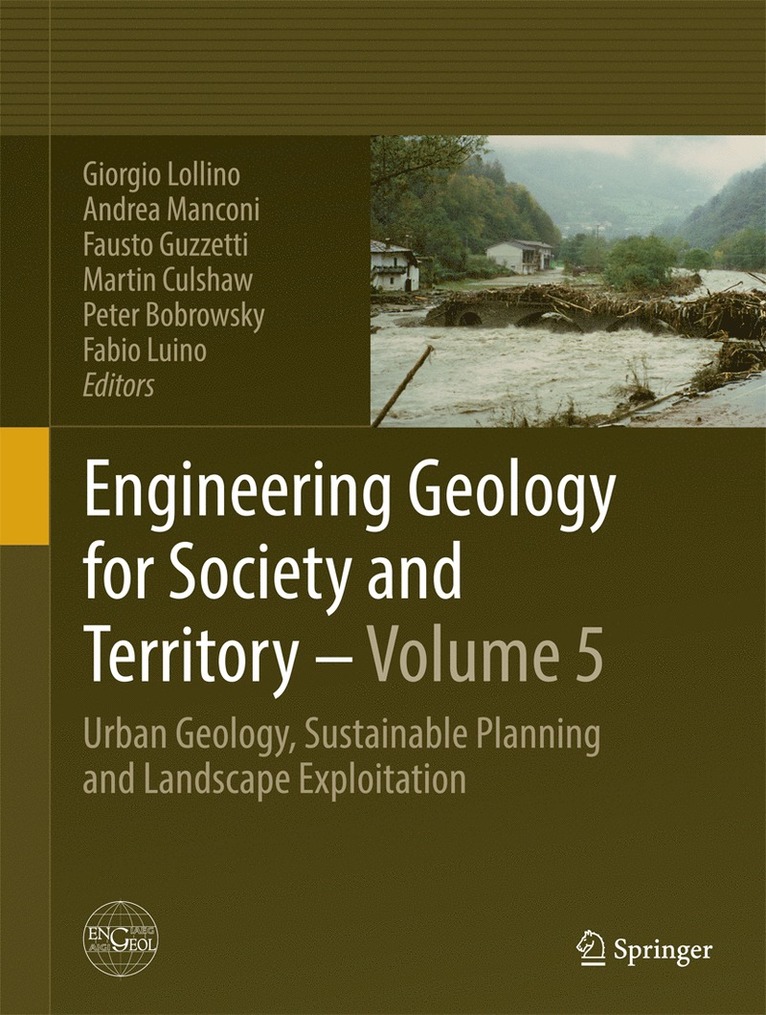 Giorgio Lollino, Andrea Manconi, Fausto Guzzetti, Martin Culshaw, Peter Bobrowsky, Fabio Luino - Engineering Geology for Society and Territory - Volume 5, Inbunden