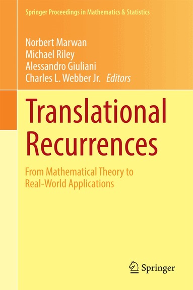 Norbert Marwan, Michael Riley, Alessandro Giuliani, Charles L. Webber, Jr. - Translational Recurrences, Inbunden
