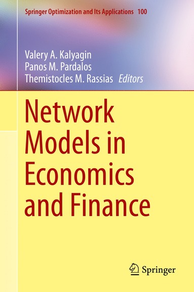 bokomslag Network Models in Economics and Finance