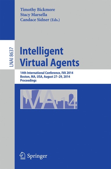 bokomslag Intelligent Virtual Agents