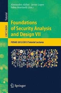 bokomslag Foundations of Security Analysis and Design VII