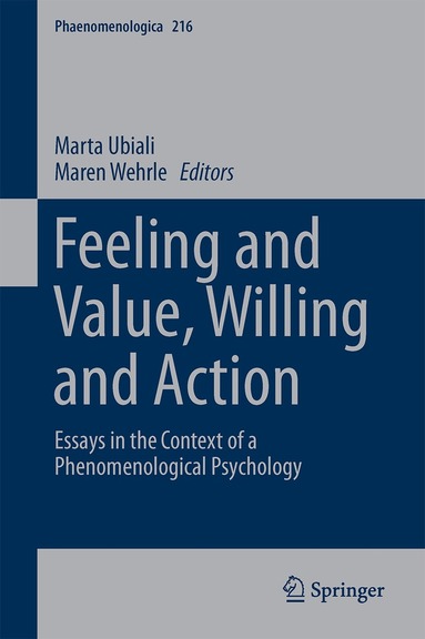 Marta Ubiali, Maren Wehrle - Feeling and Value, Willing and Action, Inbunden