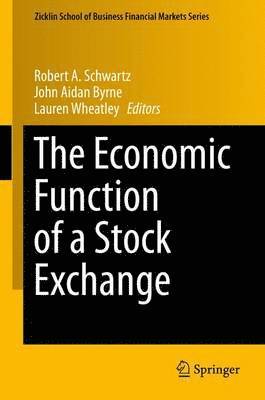 bokomslag The Economic Function of a Stock Exchange