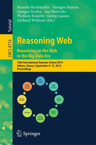 bokomslag Reasoning Web. Reasoning and the Web in the Big Data Era