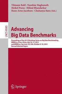 bokomslag Advancing Big Data Benchmarks