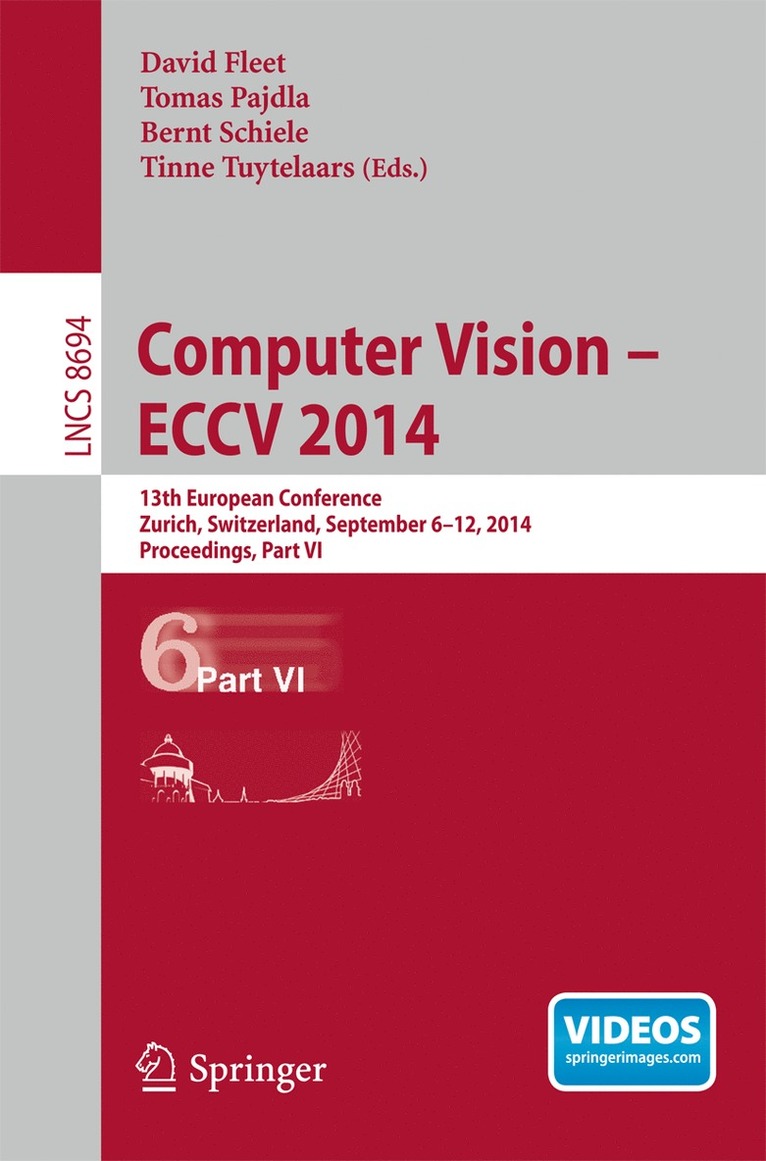 Computer Vision -- ECCV 2014 1