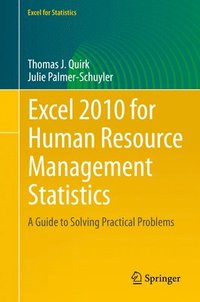 bokomslag Excel 2010 for Human Resource Management Statistics
