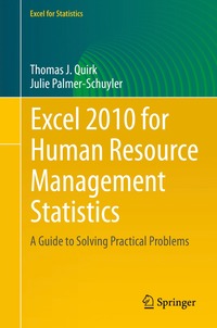 bokomslag Excel 2010 for Human Resource Management Statistics