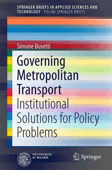 Simone Busetti - Governing Metropolitan Transport, Häftad