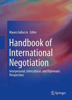 Handbook of International Negotiation 1