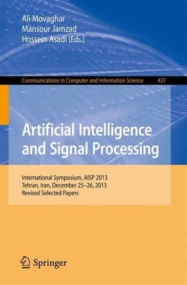 bokomslag Artificial Intelligence and Signal Processing