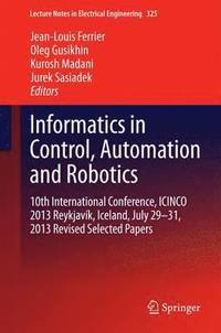 bokomslag Informatics in Control, Automation and Robotics