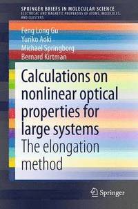 bokomslag Calculations on nonlinear optical properties for large systems