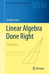 bokomslag Linear Algebra Done Right