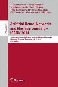 bokomslag Artificial Neural Networks and Machine Learning -- ICANN 2014