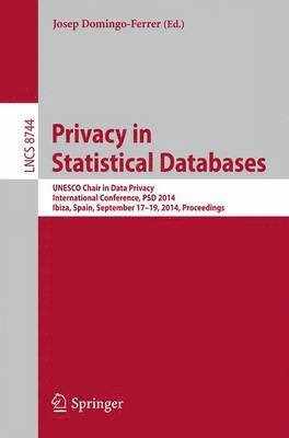 Privacy in Statistical Databases 1