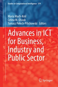 bokomslag Advances in ICT for Business, Industry and Public Sector