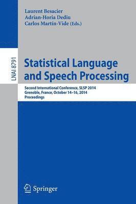 Statistical Language and Speech Processing 1