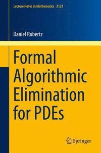 bokomslag Formal Algorithmic Elimination for PDEs