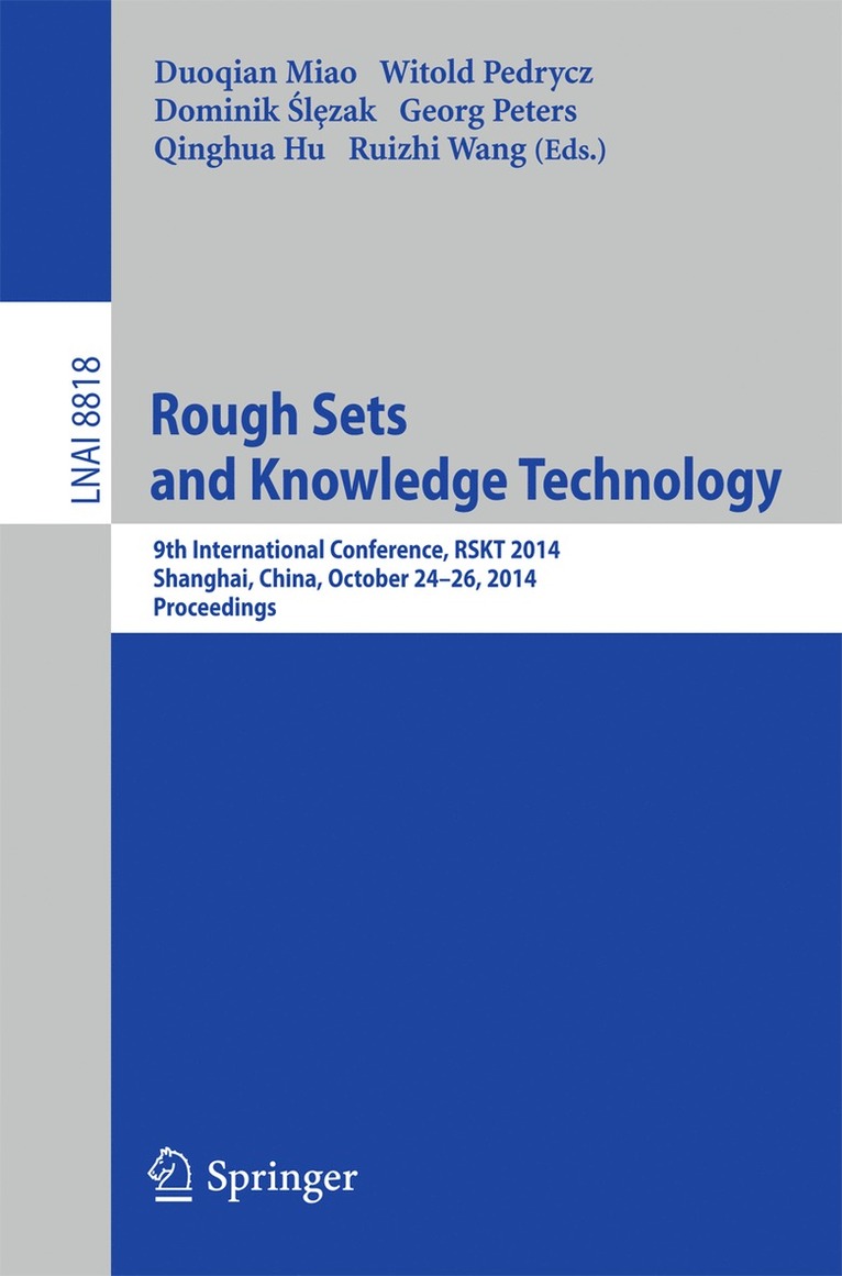 Rough Sets and Knowledge Technology 1