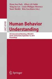 bokomslag Human Behavior Understanding