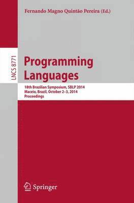 bokomslag Programming Languages