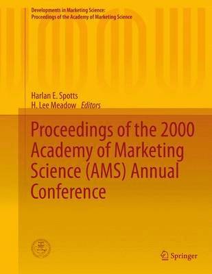 Proceedings of the 2000 Academy of Marketing Science (AMS) Annual Conference 1