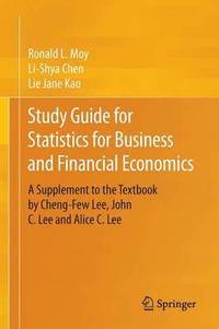 bokomslag Study Guide for Statistics for Business and Financial Economics