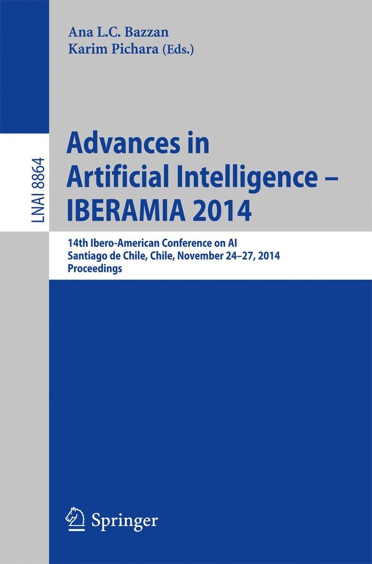 Advances in Artificial Intelligence -- IBERAMIA 2014 1