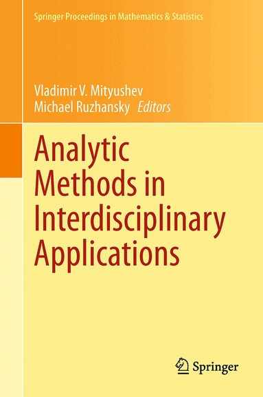 Vladimir V. Mityushev, Michael Ruzhansky - Analytic Methods in Interdisciplinary Applications, Inbunden