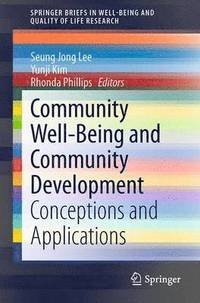bokomslag Community Well-Being and Community Development