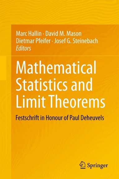 Marc Hallin, David M. Mason, Dietmar Pfeifer, Josef G. Steinebach - Mathematical Statistics and Limit Theorems, Inbunden