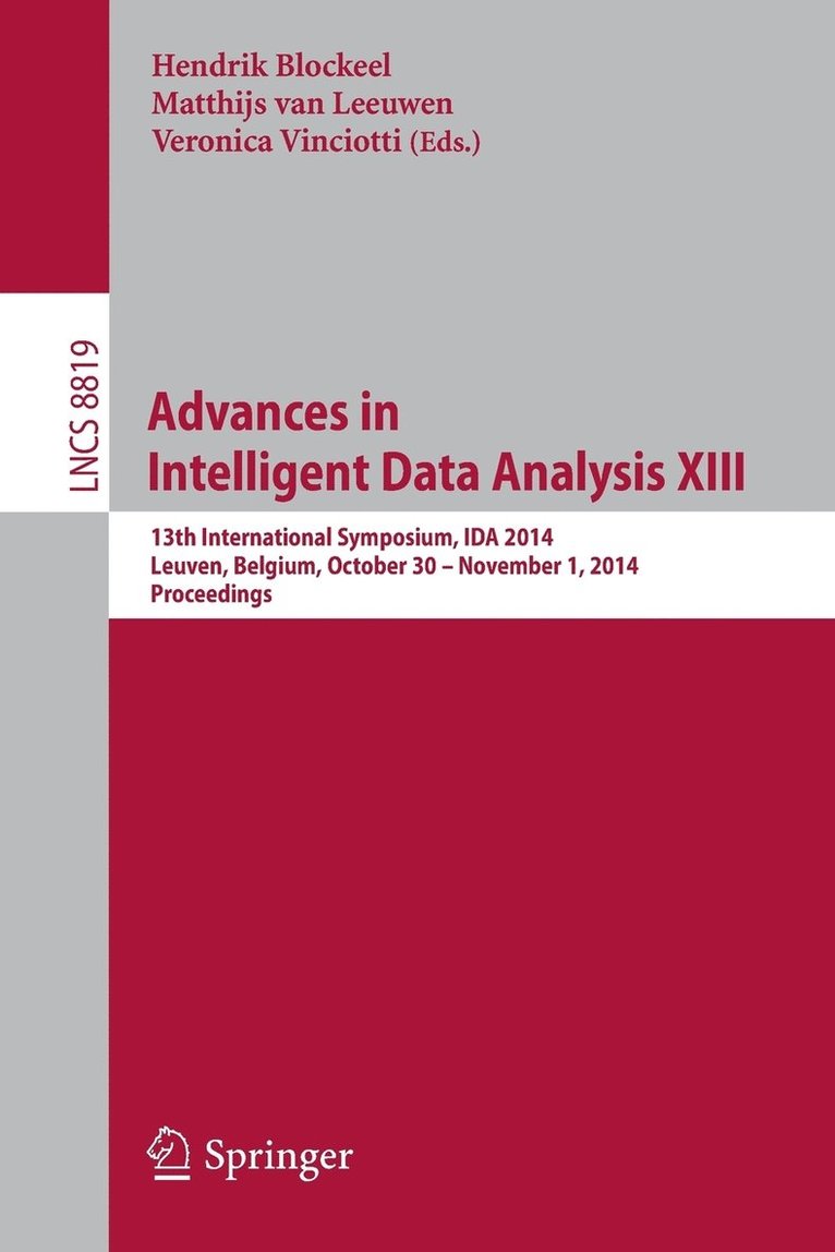Advances in Intelligent Data Analysis XIII 1