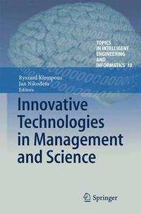 bokomslag Innovative Technologies in Management and Science