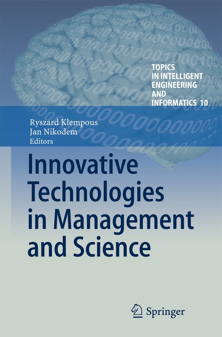 Ryszard Klempous, Jan Nikodem - Innovative Technologies in Management and Science, Inbunden