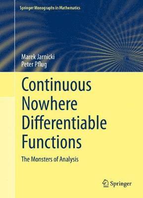 bokomslag Continuous Nowhere Differentiable Functions