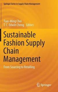 bokomslag Sustainable Fashion Supply Chain Management