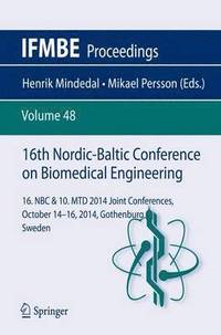bokomslag 16th Nordic-Baltic Conference on Biomedical Engineering