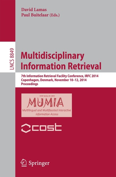 David Lamas, Paul Buitelaar - Multidisciplinary Information Retrieval, Häftad