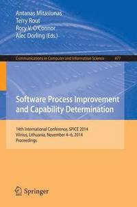 bokomslag Software Process Improvement and Capability Determination