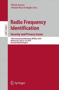 bokomslag Radio Frequency Identification: Security and Privacy Issues