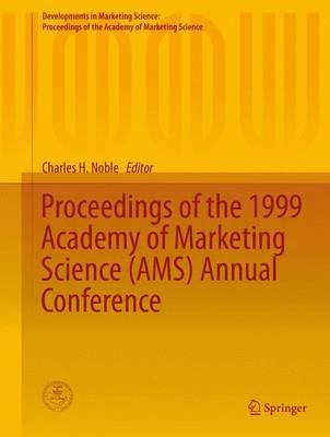 bokomslag Proceedings of the 1999 Academy of Marketing Science (AMS) Annual Conference