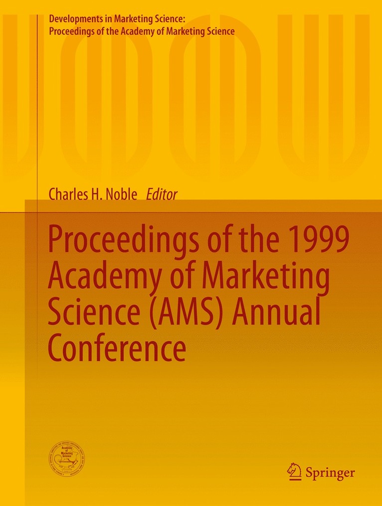 Charles H. Noble - Proceedings of the 1999 Academy of Marketing Science (AMS) Annual Conference, Inbunden