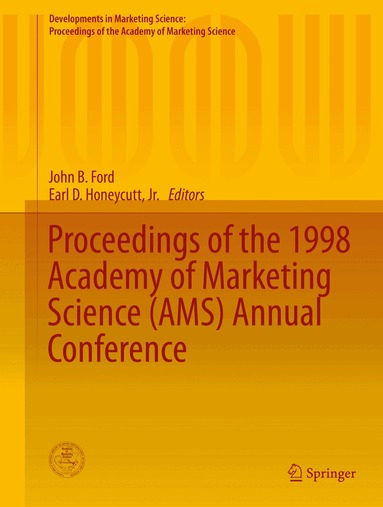 John B. Ford, Earl D. Honeycutt, Jr. - Proceedings of the 1998 Academy of Marketing Science (AMS) Annual Conference, Inbunden