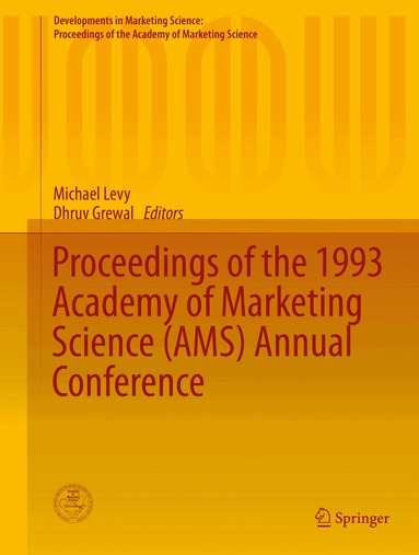 Michael Levy, Dhruv Grewal - Proceedings of the 1993 Academy of Marketing Science (AMS) Annual Conference, Inbunden